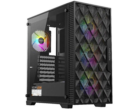 Fazeon F7 650W 80PLUS Bronze Mesh 4X120MM Argb Fanlı Atx Bilgisayar Kasası