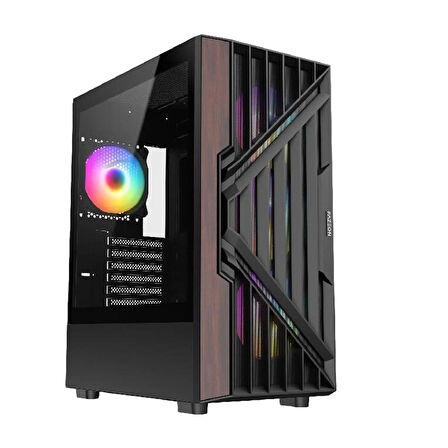 FAZEON F9 650W 80+ Bronze Tempered Glass Mesh 4x RGB Fanlı USB 3.0 E-ATX Bilgisayar Kasası