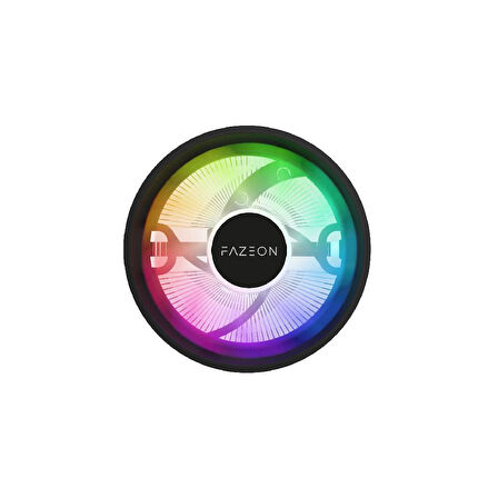FAZEON A1120LRA 12cm RGB Siyah Hava Soğutucu