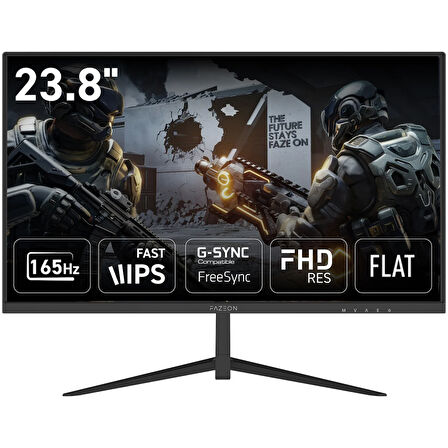FAZEON X24F165S 23.8" 165Hz 5ms HDMI DP HDR FreeSync G-Sync FHD Fast IPS Gaming Monitör