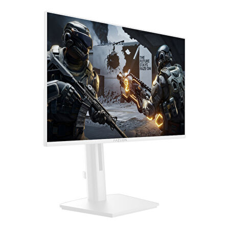 FAZEON X25F240PW 24.5'' 240Hz 0.5ms HDMI DP FreeSync G-Sync FHD Fast SS IPS Beyaz Gaming Monitör