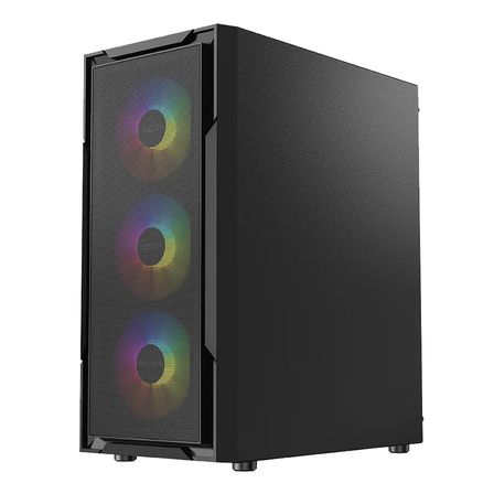 Fazeon F11 750w 80+ Bronze Tempered Glass Mesh 4x Rgb Fanlı Siyah Atx Bilgisayar Kasası 