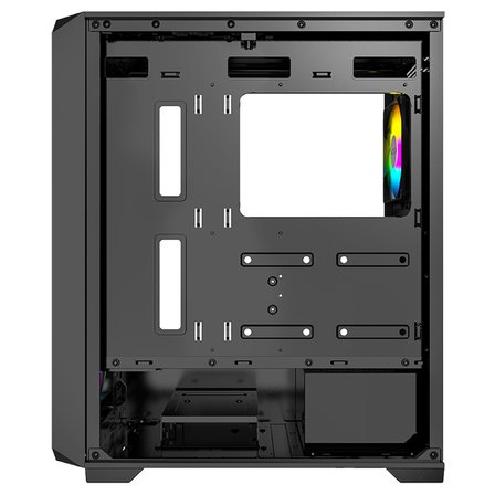 FAZEON F4 650W 80+ Bronze Tempered Glass Mesh 4x ARGB Fanli Siyah E-ATX Bilgisayar Kasasi