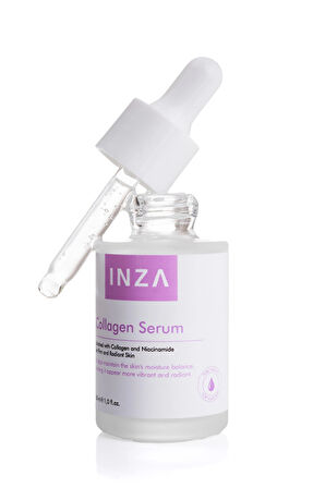 INZA Kolajen Serum 30 ml – Nemlendirme, Işıltı ve Cilt Bariyer Güçlendirici – Tüm Cilt Tipleri