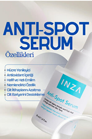 Antı-spot Serum Leke Serumu - Anti Spot Serum Alpha Arbutin, Salicylic Acid, Aydınlatıcı Serum 30 ml