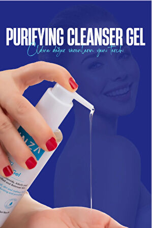 INZA Arındırıcı Temizleyici Jel 200 ml – Niacinamide + Arbutin – Yağ Dengesi & Gözenek Temizleyici