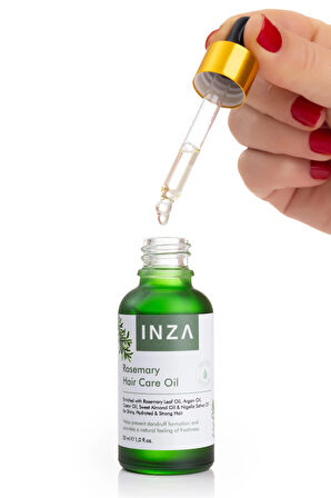 INZA Biberiye Saç Bakım Yağı 30 ml – Saç Döngüsünü Destekler ve Canlandırır
