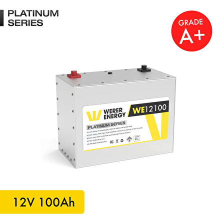 12V 100Ah LiFePO4 Platinum Series Bluetooth'lu Lityum Demir Fosfat Akü