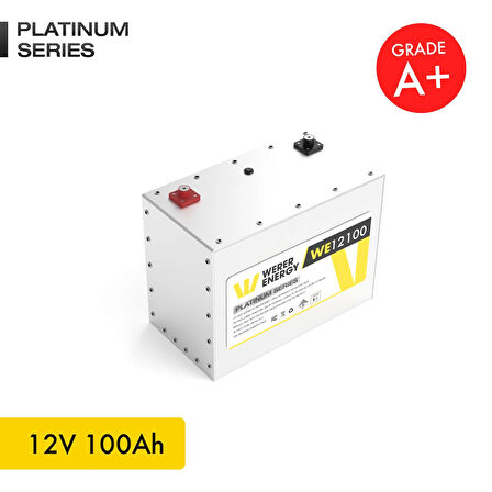 12V 100Ah LiFePO4 Platinum Series Bluetooth'lu Lityum Demir Fosfat Akü