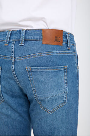 Alex 146 NORMAL BEL MAVİ TAPARED SLIM JEANS ERKEK