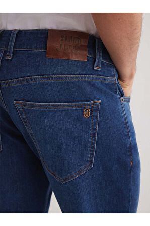Alex 102 NORMAL BEL MAVİ TAPARED SLIM JEANS ERKEK