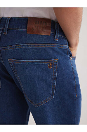 Alex 102 NORMAL BEL MAVİ TAPARED SLIM JEANS ERKEK