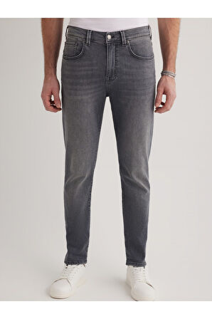 Jack 196 NORMAL BEL GRİ SKINNY JEANS  ERKEK