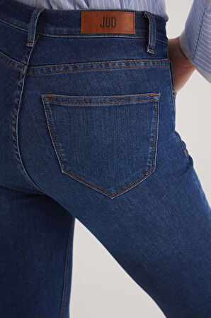 Miranda 102 NORMAL BEL KOYU MAVİ SKINNY JEANS KADIN