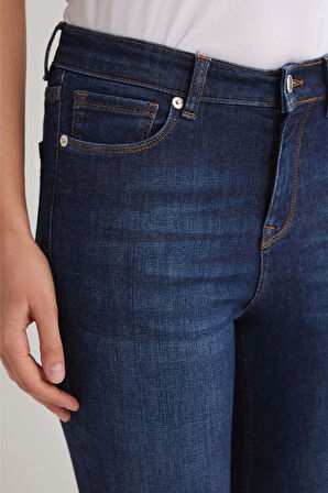 Miranda 101 NORMAL BEL MAVİ SKINNY JEANS KADIN