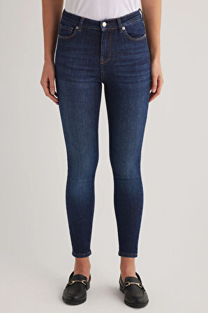 Miranda 101 NORMAL BEL MAVİ SKINNY JEANS KADIN