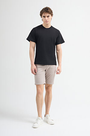Matias 84001 Regular Fit Siyah Erkek Basic T-Shirt