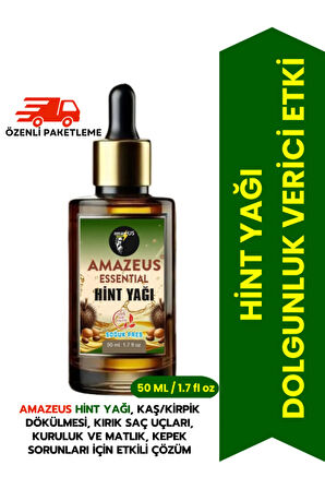 Hint Yağı (%100 SAF VE DOĞAL) Besleyici Etki 50 ml / 1.7 Fl Oz