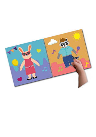 Giydir ve Süsle Ormanda Parti Var Sticker Etkinlik Kitabı