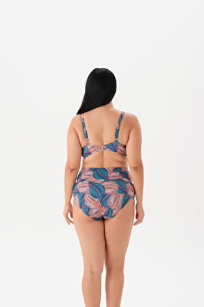 4021BK BALENLİ TOPARLAYICI BİKİNİ TK. Somon