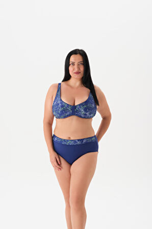 4040BK LUPLU BİKİNİ TK. Lacivert