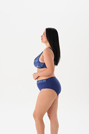 4040BK LUPLU BİKİNİ TK. Lacivert