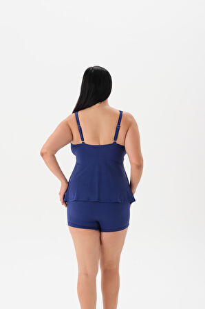 4042MY ŞORTLU TANKİNİ TK. Lacivert