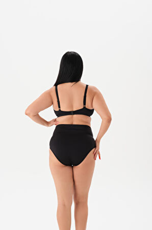 4055BK BALENLİ TOPARLAYICI BİKİNİ TK. Siyah