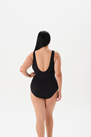 4117MY KARE YAKA MAYO Siyah