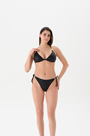 4137BK ÜÇGEN BİKİNİ TK. Siyah