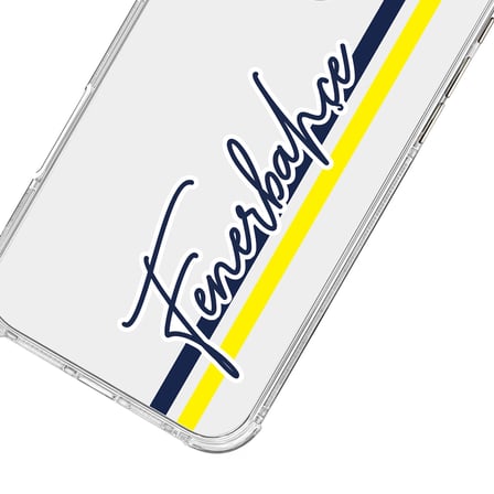 iPhone 13 Pro Max Fenerbahçe El Yazı Şeffaf Telefon Kılıfı