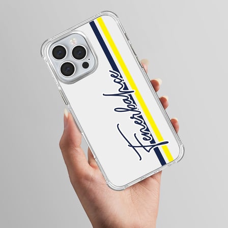 iPhone 13 Pro Fenerbahçe El Yazı Şeffaf Telefon Kılıfı