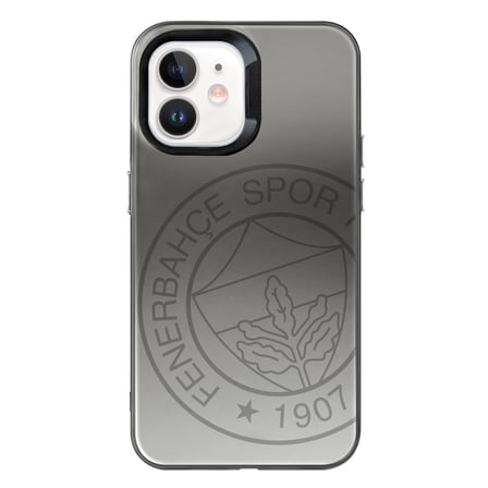 iPhone 12 Fenerbahçe Premium Monochrome Büyük Logo Telefon Kılıfı