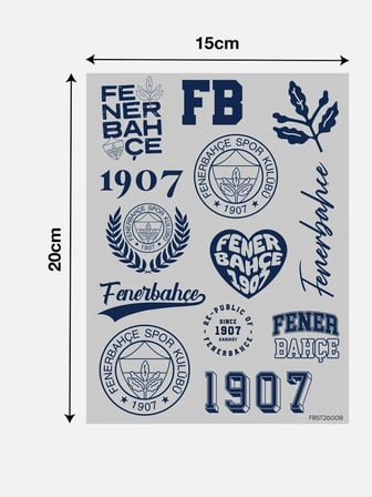 Fenerbahçe Gri Lacivert Sticker Set