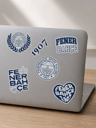 Fenerbahçe Gri Lacivert Sticker Set