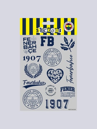 Fenerbahçe Gri Lacivert Sticker Set