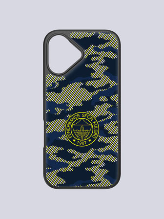 Fenerbahçe Lacivert Dijital Kamuflaj Cam Telefon Kılıfı