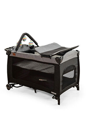 Mcn Comfier Park Yatak Sallanır Cibinlikli Oyun Parkı Beşik 70x110 Cm