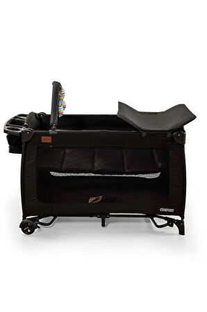 Mcn Comfier Park Yatak Sallanır Cibinlikli Oyun Parkı Beşik 70x110 Cm