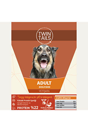 2213 Kuzu Etli Pirinçli Köpek Maması