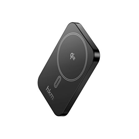 hkm tech MAG Q-ELITE Wireless 5.000 mAh 20W, Qi2, MagSafe Uyumlu Manyetik Kablosuz İnce Powerbank