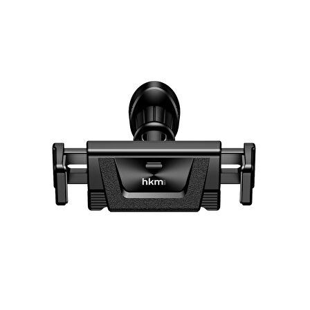 hkm tech GRIP AIR Evrensel Uyumlu, Havalandırma Tipi Kancalı Araç içi Telefon Tutucu, Siyah