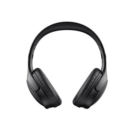 hkm tech ECLIPSE Bluetooth Kulaküstü Katlanabilir Kablosuz Kulaklık, 63 saat Batarya, TF Kart Desteği, Siyah