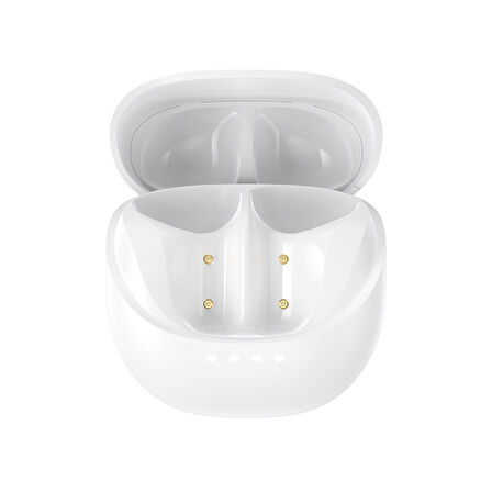 hkm tech OPUS Bluetooth V5.4, Kablosuz Kulak İçi TWS Kulaklık, ENC destekli 4 mikrofon sistemi, Beyaz