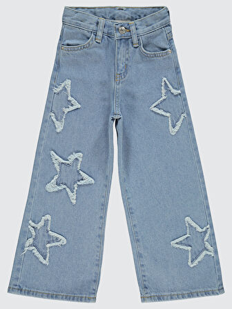 Civil Girls Kız Çocuk Pantolon 2-5 Yaş Açık Mavi