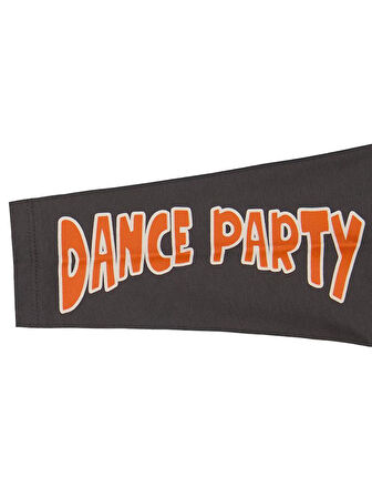 Civil Boys Dance Party Baskılı 2-5 Yaş Sweatshirt - Gri 4-5 Yaş