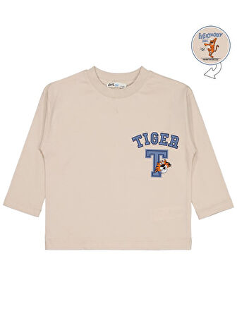 Civil Boys Everybody Dance Baskılı 2-5 Yaş Sweatshirt - Bej2-3 Yaş