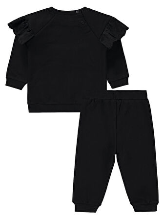 Civil Baby Kız Bebek Takım 6-18 Ay Siyah