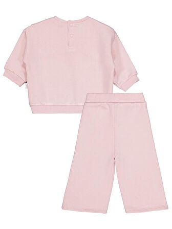 Civil Baby Geniş Yaka 6-18 Ay Takım - Pudra 12-18 Ay