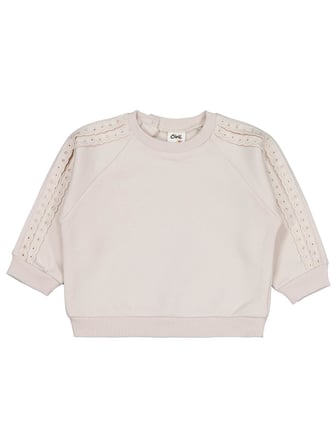 Civil Baby Dantelli 6-18 Ay Sweatshirt - Bej 6-9 Ay